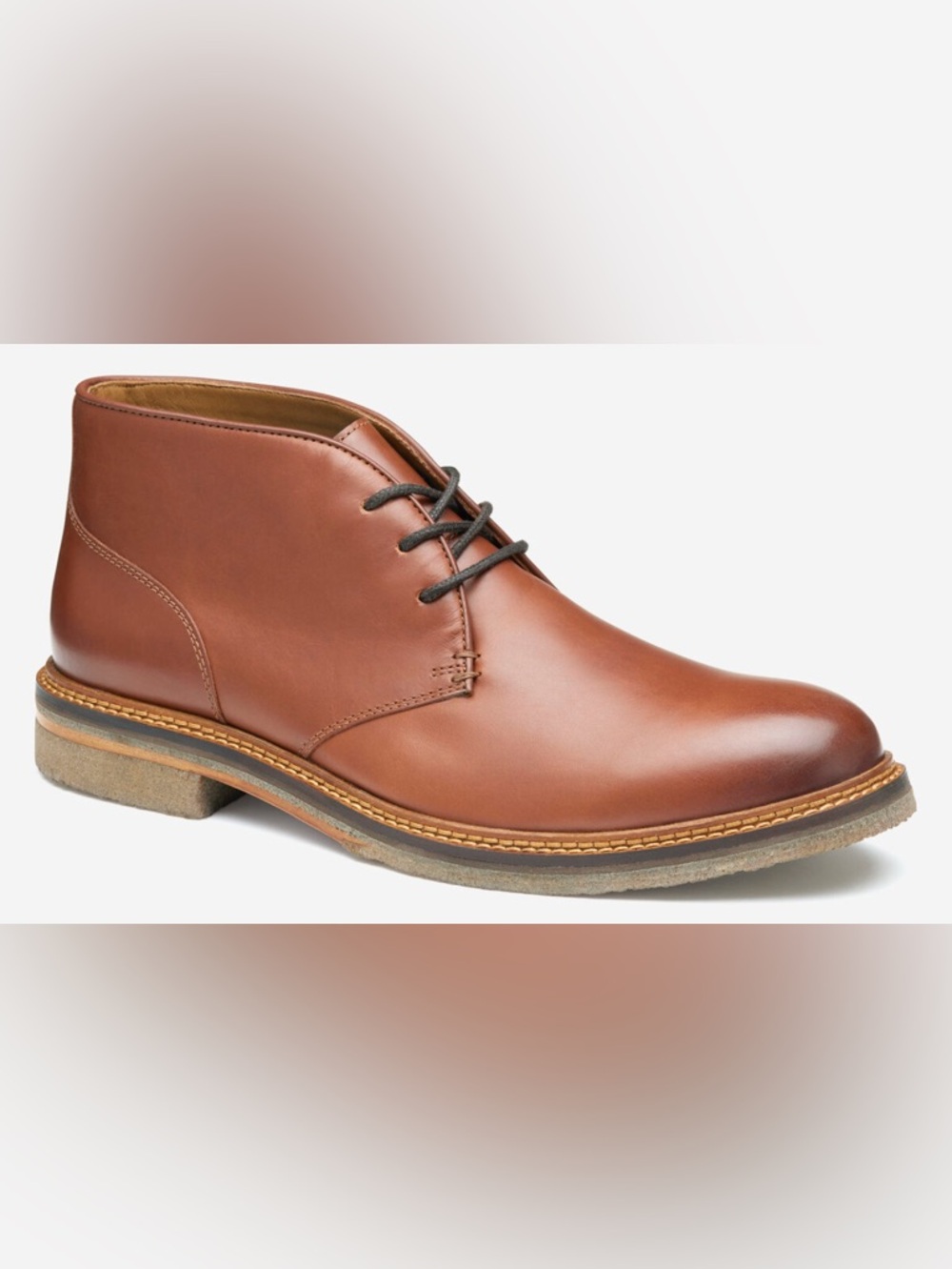 Johnston & Murphy Calder Chukka Boot Mahogany Full Grain Size 12